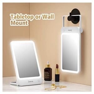 Portable light up vanity mirror